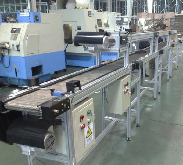 转弯流水线 实力任性的输送机械